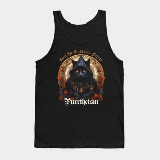 Purrtheism: Hail the Supreme Feline Tank Top